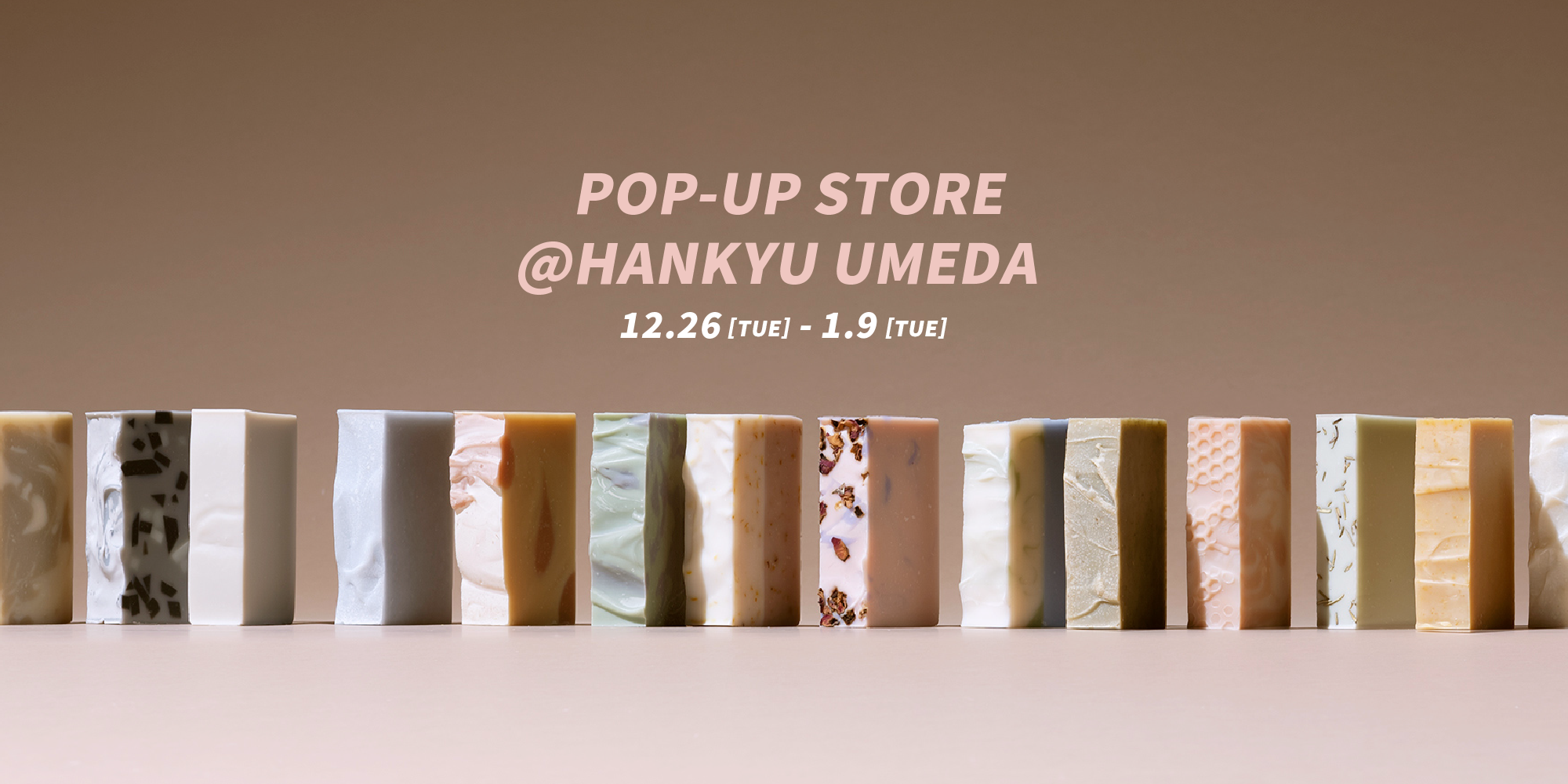 阪急うめだ本店にてPOP-UP STOREを開催。