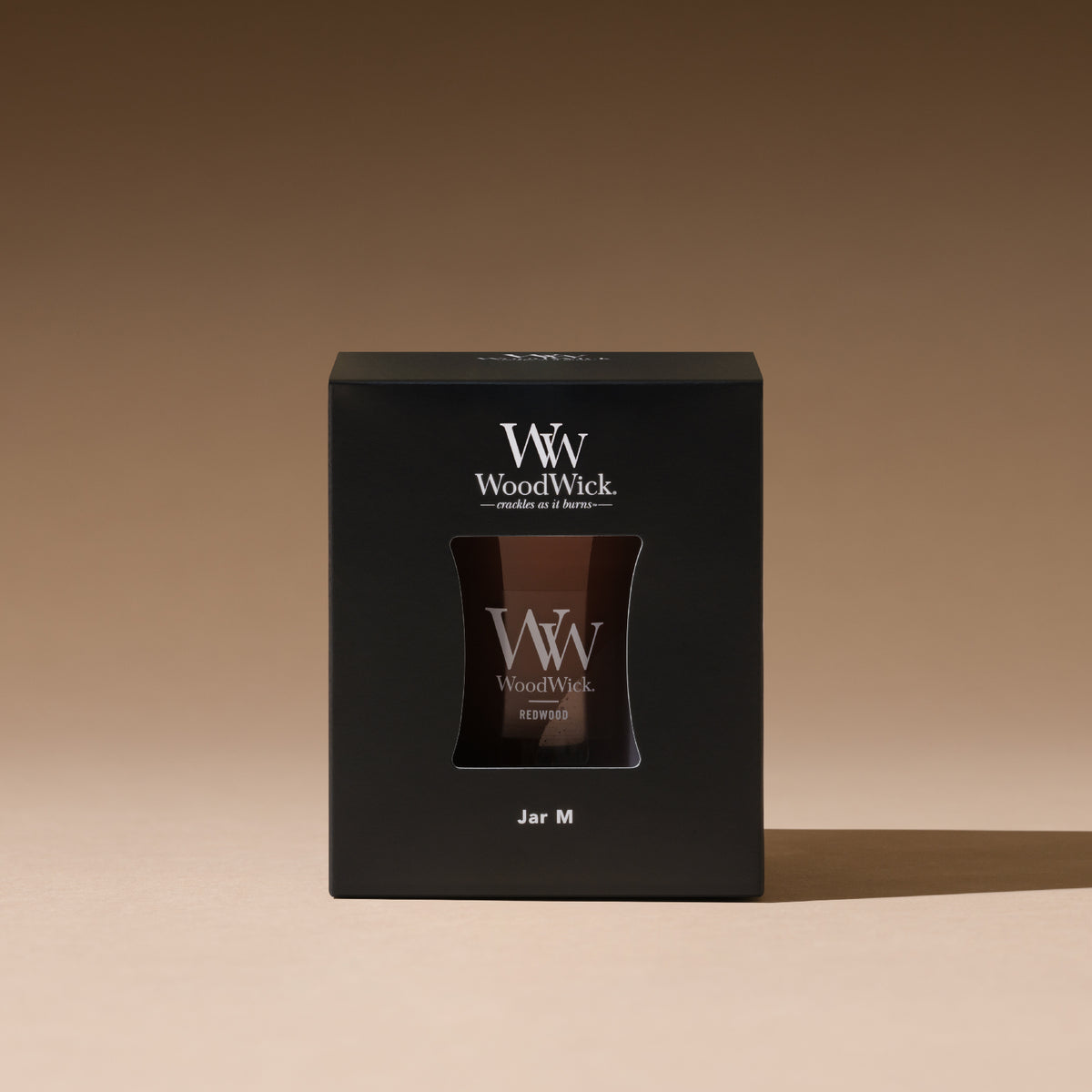 【正規輸入品】Wood Wick ジャーキャンドル レッドウッド M(単品)