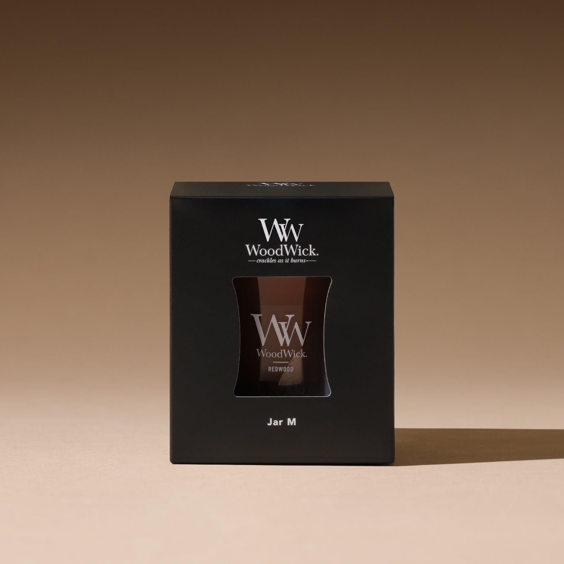 【正規輸入品】Wood Wick ジャーキャンドル レッドウッド M(単品)