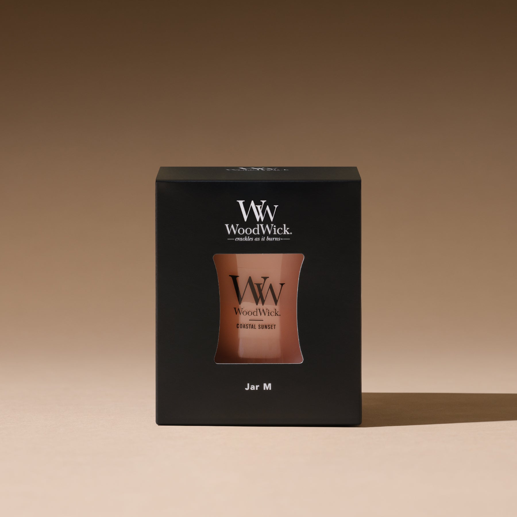 【正規輸入品】Wood Wick ジャーキャンドル コースタルサンセット M(単品)