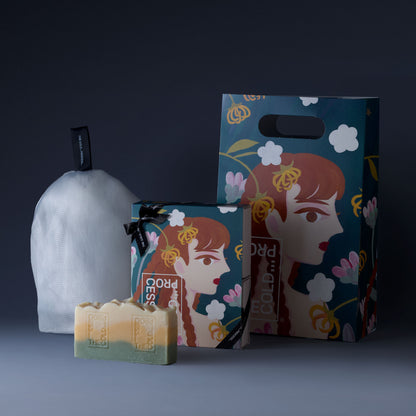 ウィンターギフト（ソープバー&amp;泡立てネット）