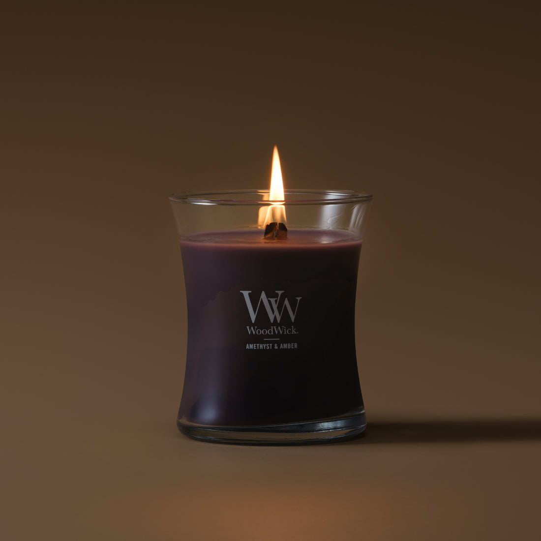 Wood Wick ジャーキャンドル　アメジスト&amp;アンバー M（単品）