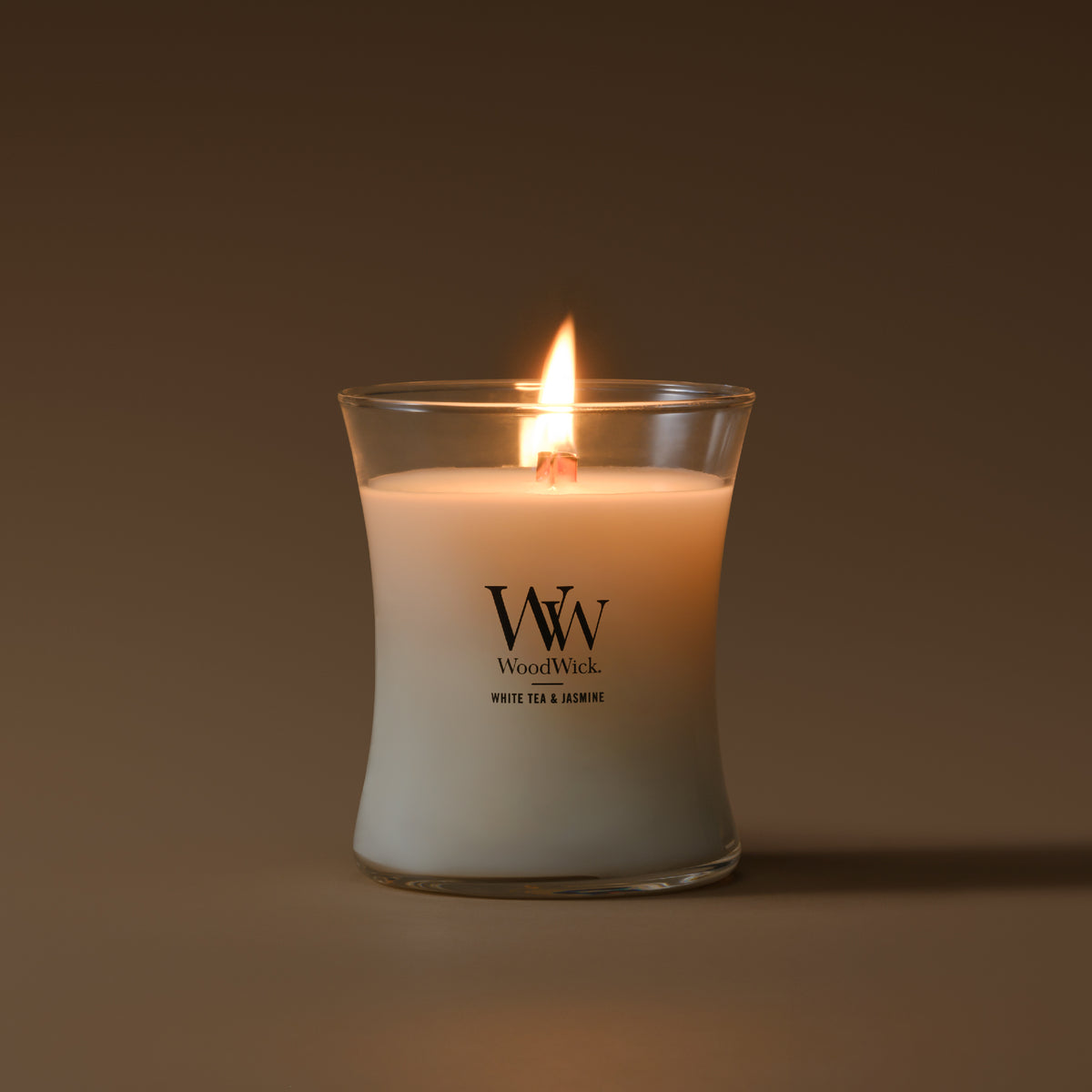 【正規輸入品】Wood Wick ジャーキャンドル　ホワイトティー&amp;ジャスミン M（単品）